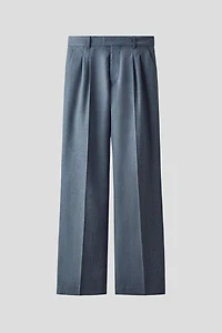 Wool-Blend Suit Pants