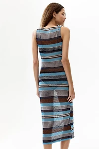 Robe scintillante en tricot ajouré