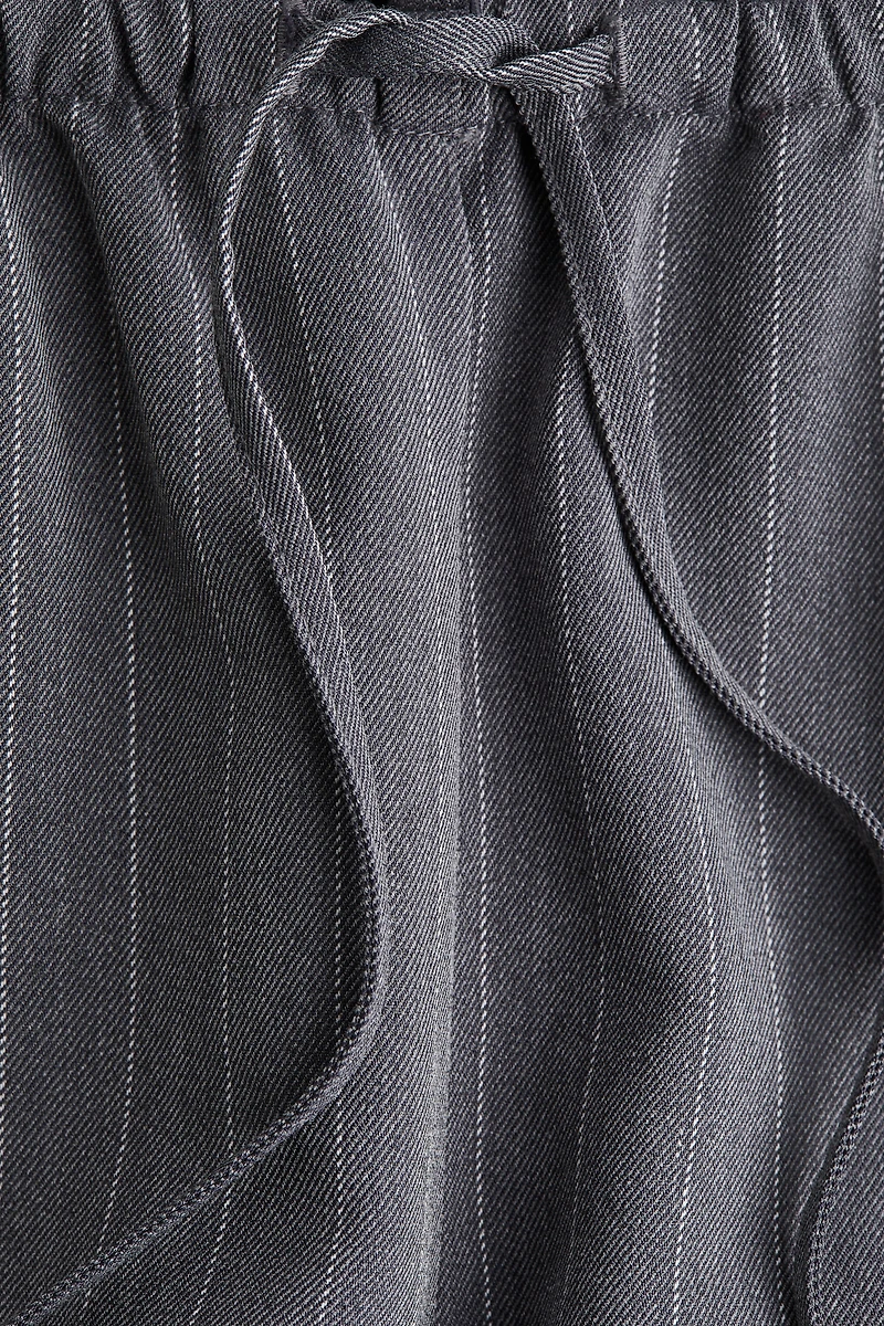 Twill Drawstring Pants
