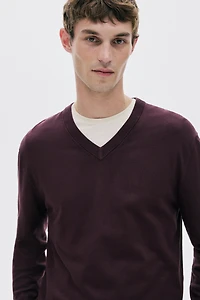 Regular-Fit Fine-Knit Sweater