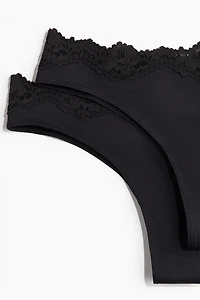 2-Pack Microfiber Brazilian Briefs