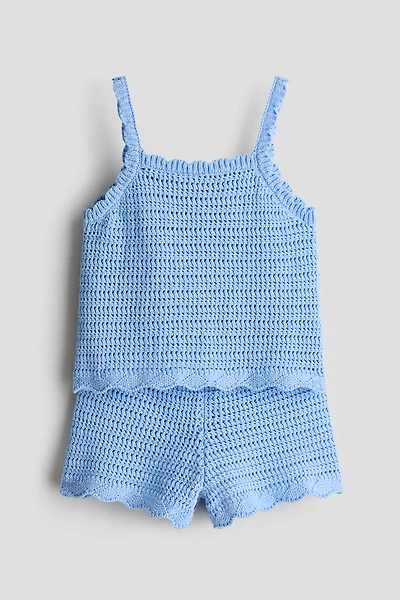 Ensemble 2 pièces en tricot texturé