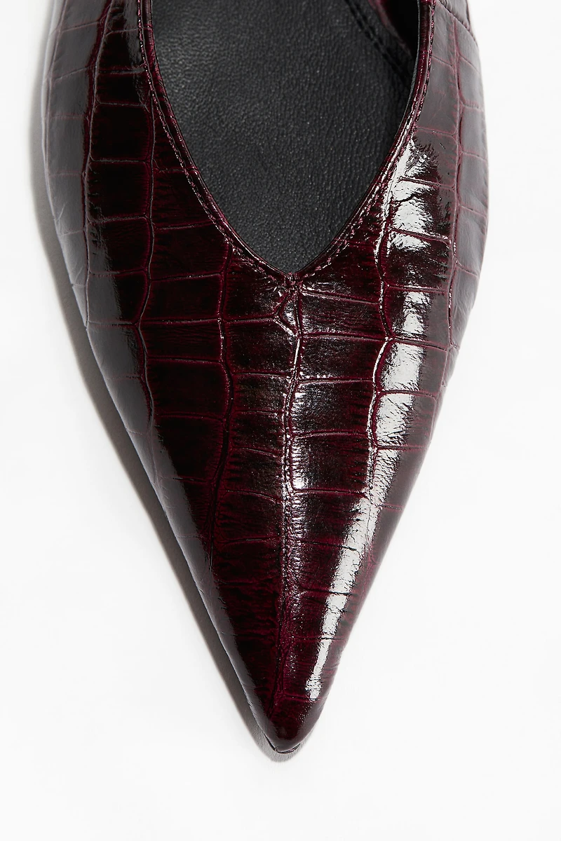Leather Slingbacks