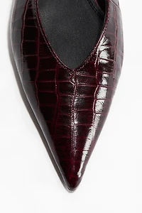 Leather Slingbacks