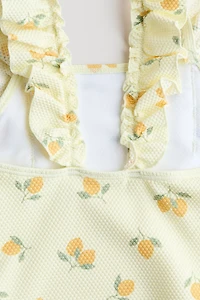 Ruffle-Trimmed Swimsuit