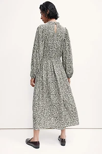 Smocked-Detail Dress