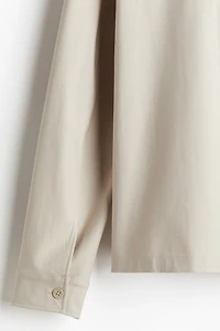 Regular-Fit Twill Overshirt