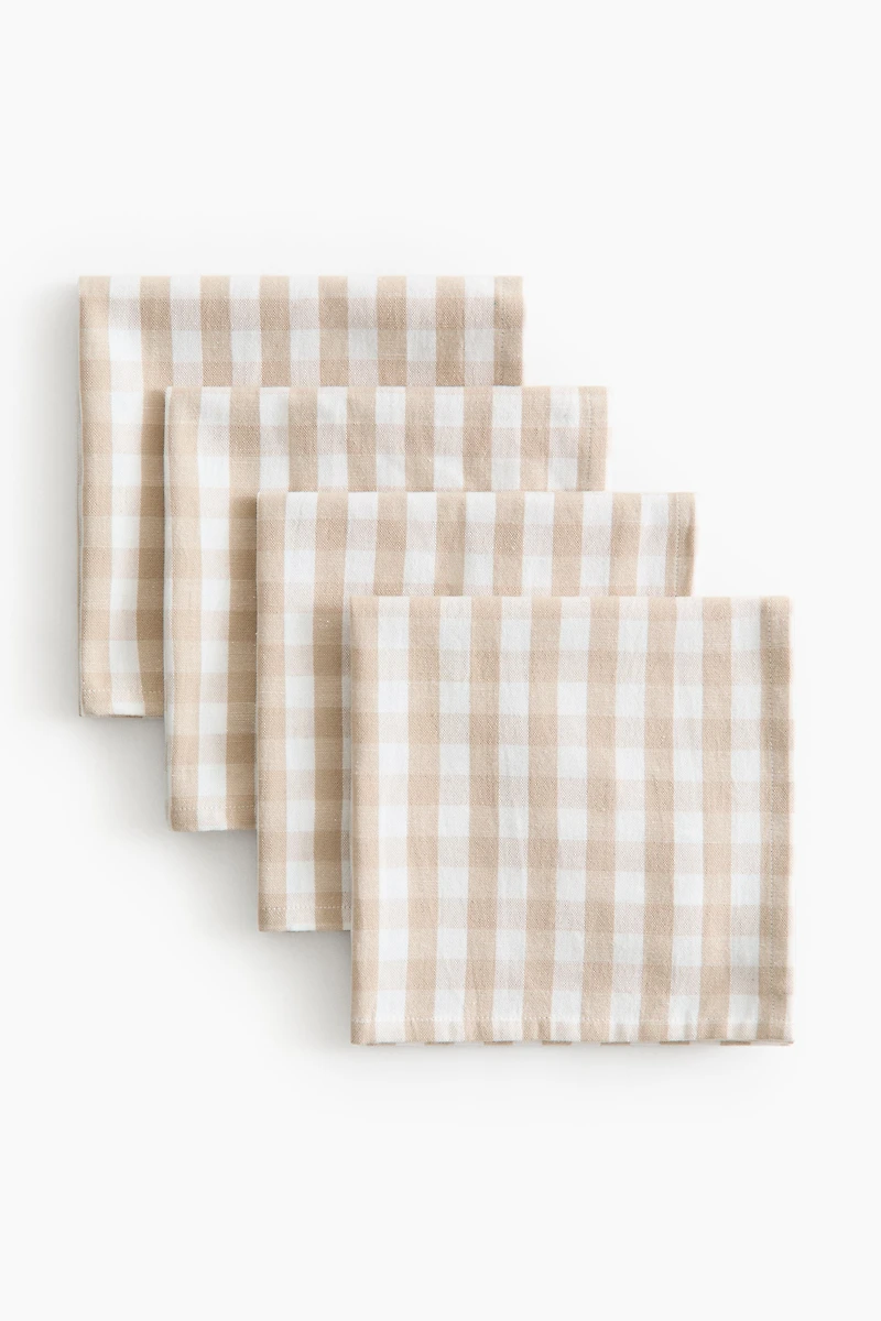 4-Pack Cotton Napkins