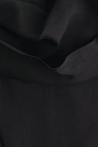 Ramie-Blend Peplum Top