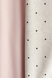 2-Pack Ribbed Cotton T-Shirts