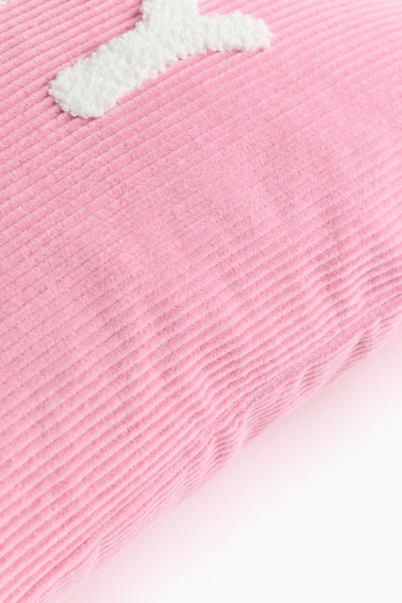 Loop-Embroidered Cushion Cover