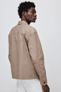 Regular Fit Twill Overshirt