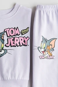 Ensemble 2 pièces en molleton imprimé