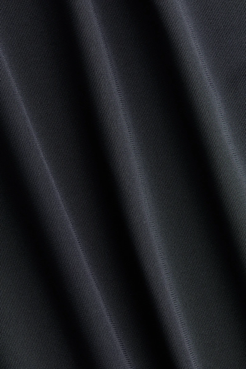 Cape-Detail Jersey Dress