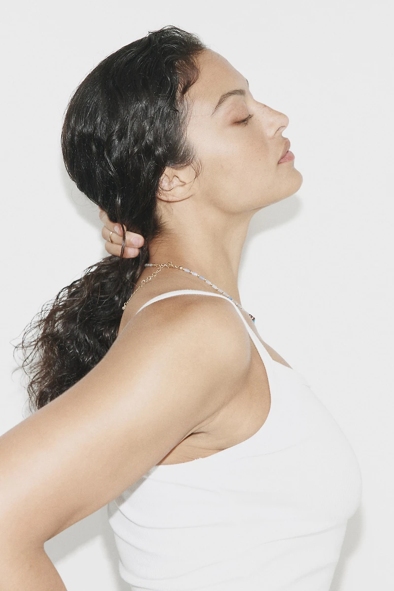 Ribbed Cotton Tank Top