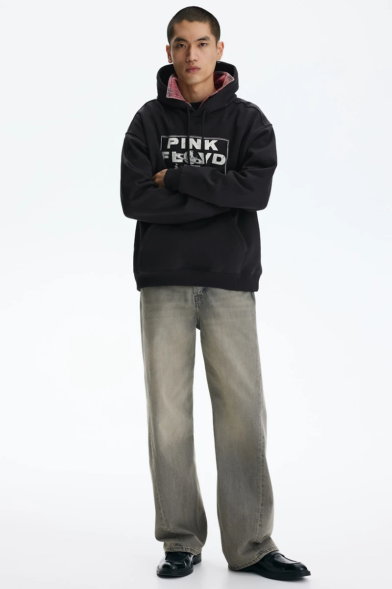 Regular-Fit Printed Hoodie