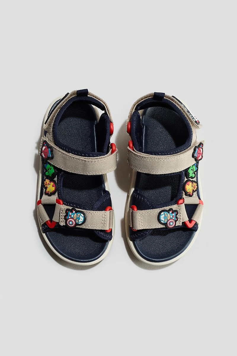 Motif-Detail Sandals