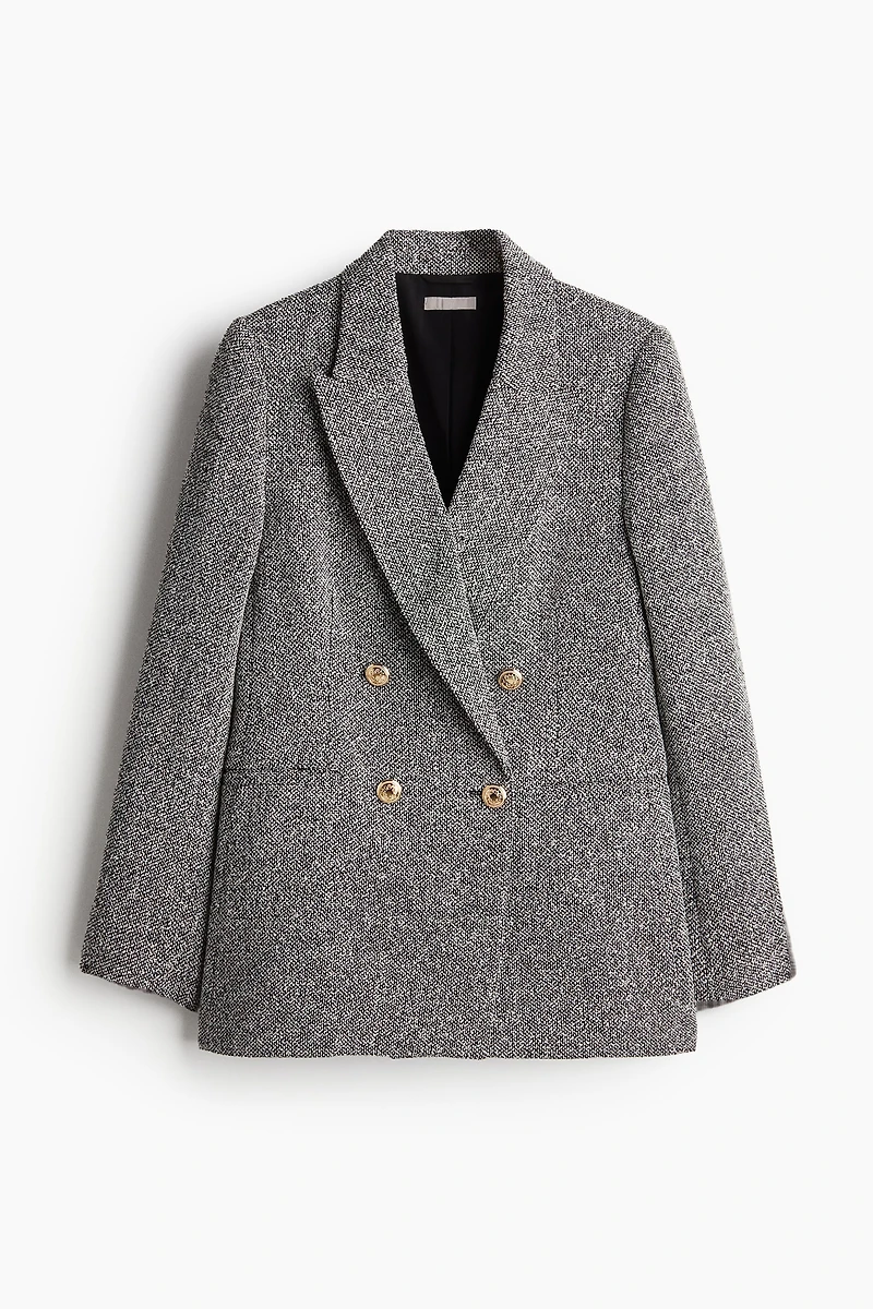 Blazer en tissu texturé