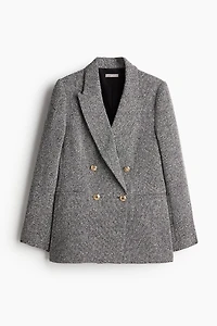Blazer en tissu texturé