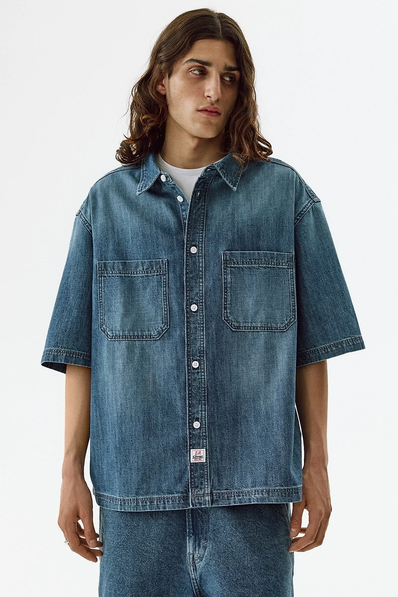 Chemise décontractée en denim