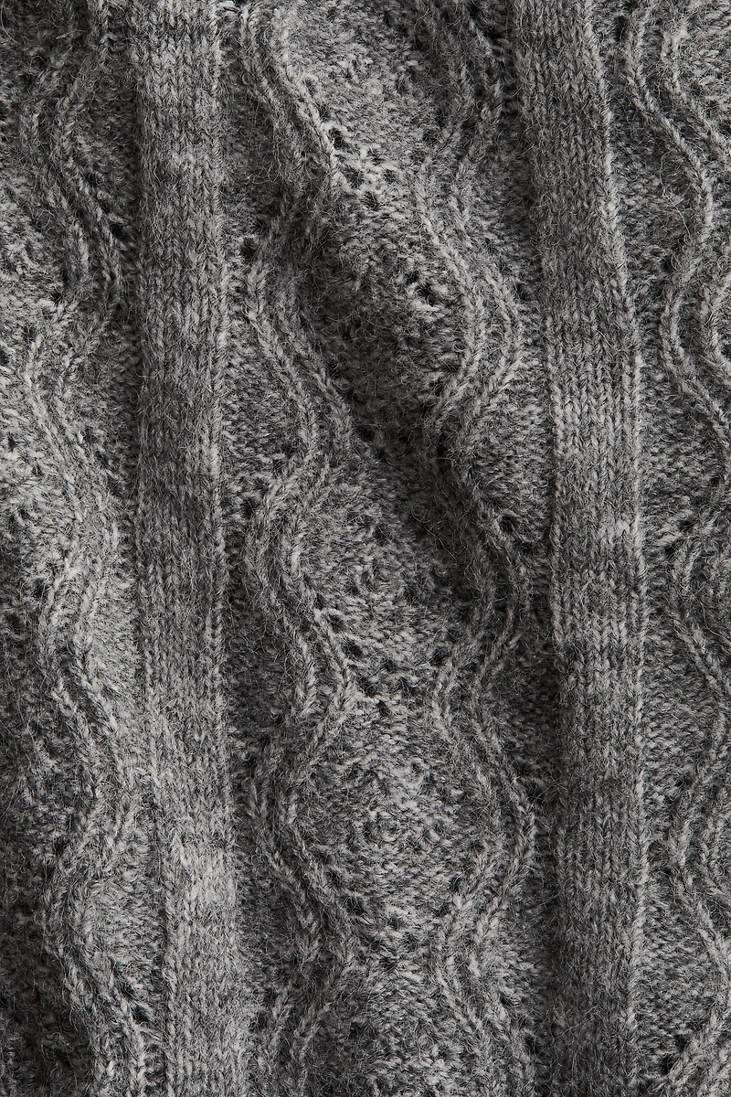 Chandail de style polo en tricot pointelle