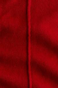 Seam-Detail Mock Turtleneck Sweater