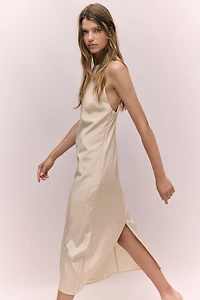 Robe avec dos ouvert