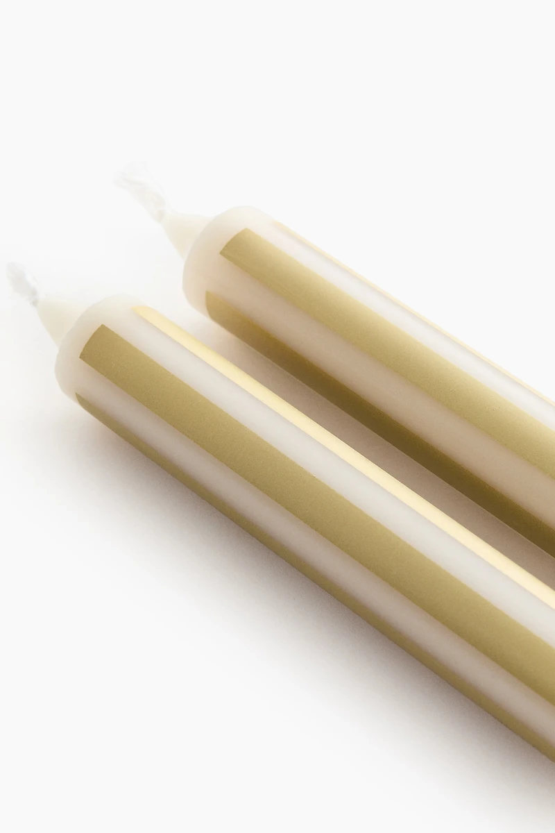 2-pack Patterned Candles