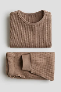 Ensemble en coton gaufré