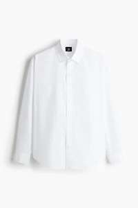 Chemise ample en popeline