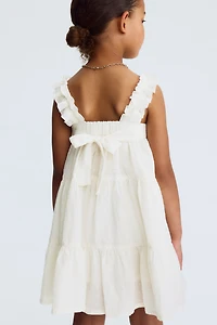 Tiered Cotton Dress