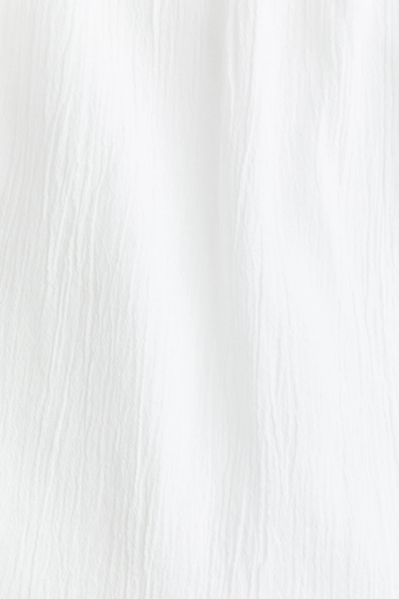 Crinkled Cotton Dress