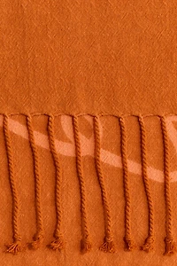 Fringed Cotton Beach Towel