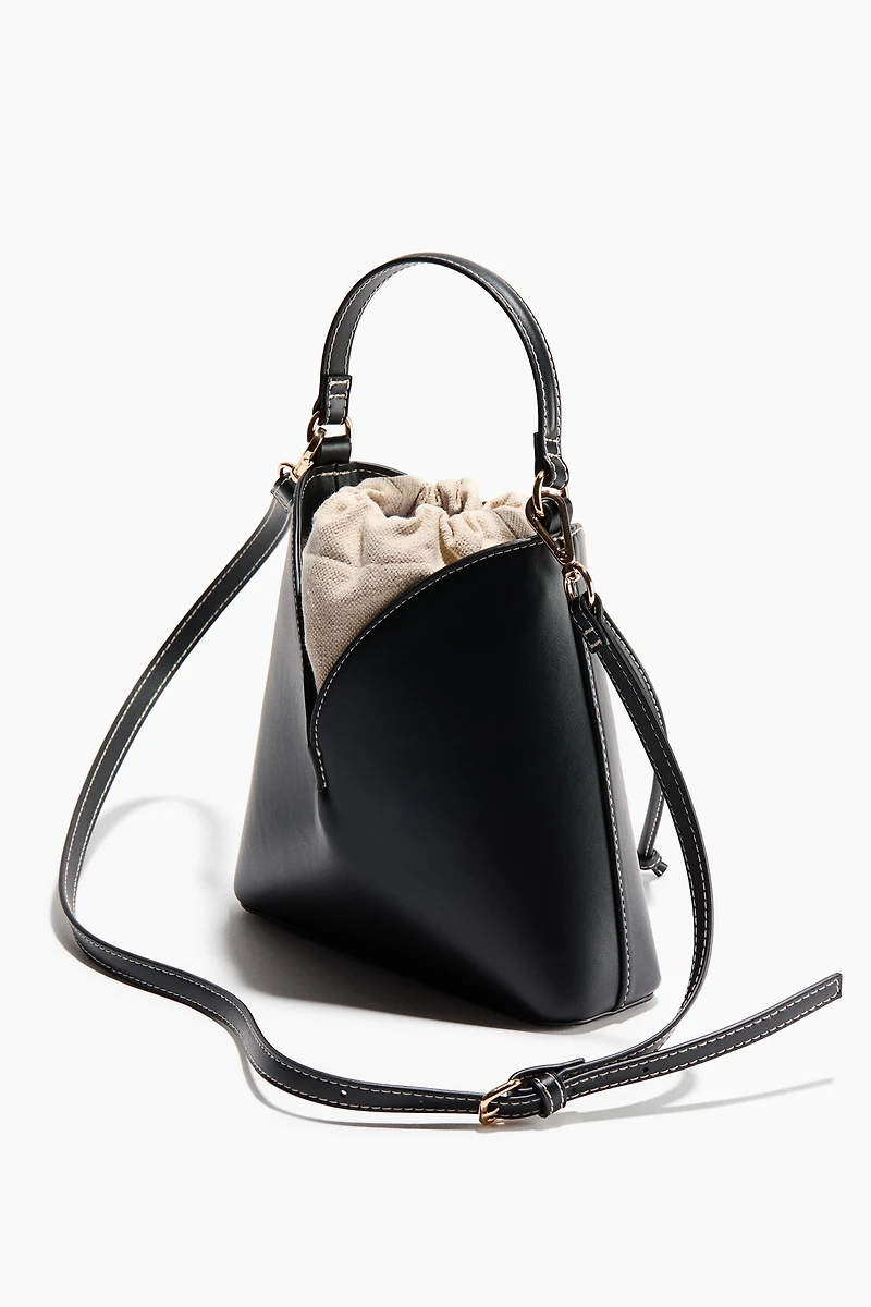 Crossbody bucket bag