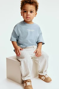 Linen-Blend Pants