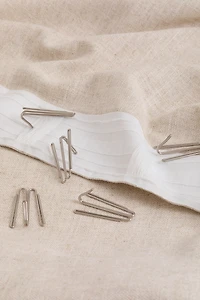 2-Pack Extra-Long Linen-Blend Curtain Panels