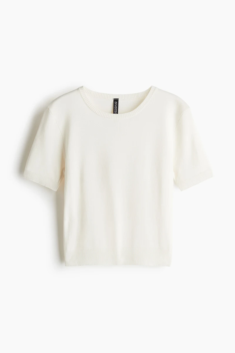 Fine-Knit T-Shirt