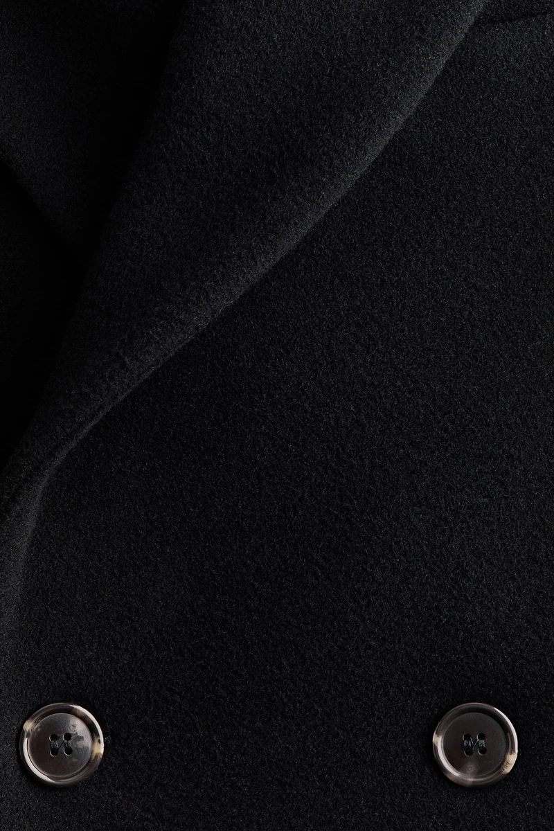 Double-Breasted Wool Coat