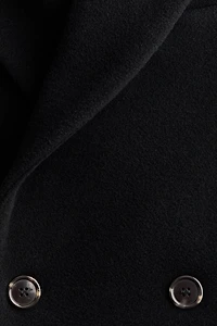 Double-Breasted Wool Coat