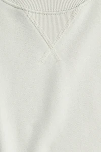 Oversized Short-Sleeved Sweatshirt