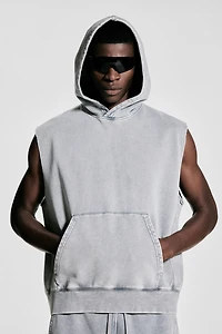 Kangourou de sport ample sans manches