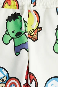 Short en molleton imprimé