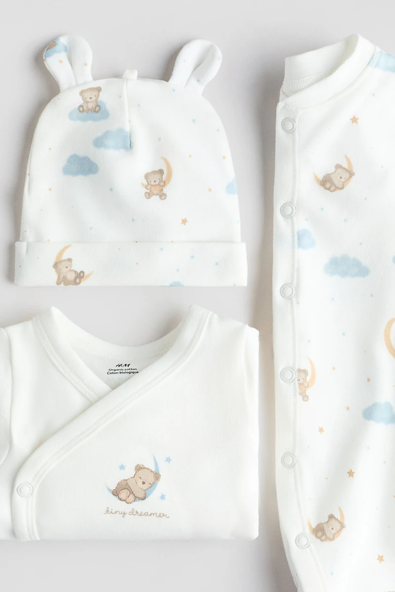Ensemble 3 pièces en coton