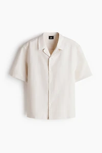 Relaxed-Fit Linen-Blend Resort Shirt