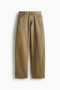 Barrel Regular Waist Jeans