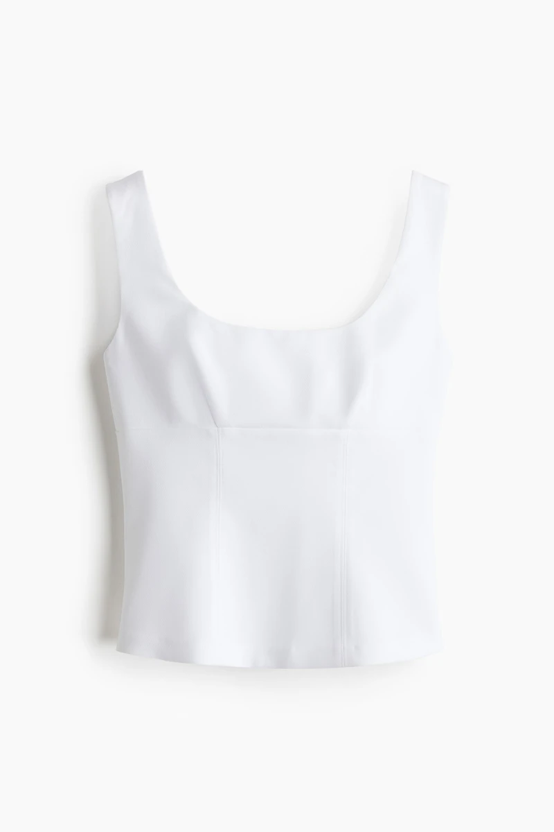 Tapered-Waist Tank Top