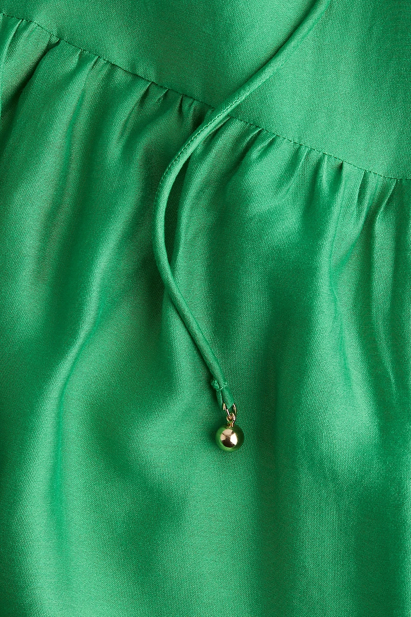 Oversized Tie-Belt Dress
