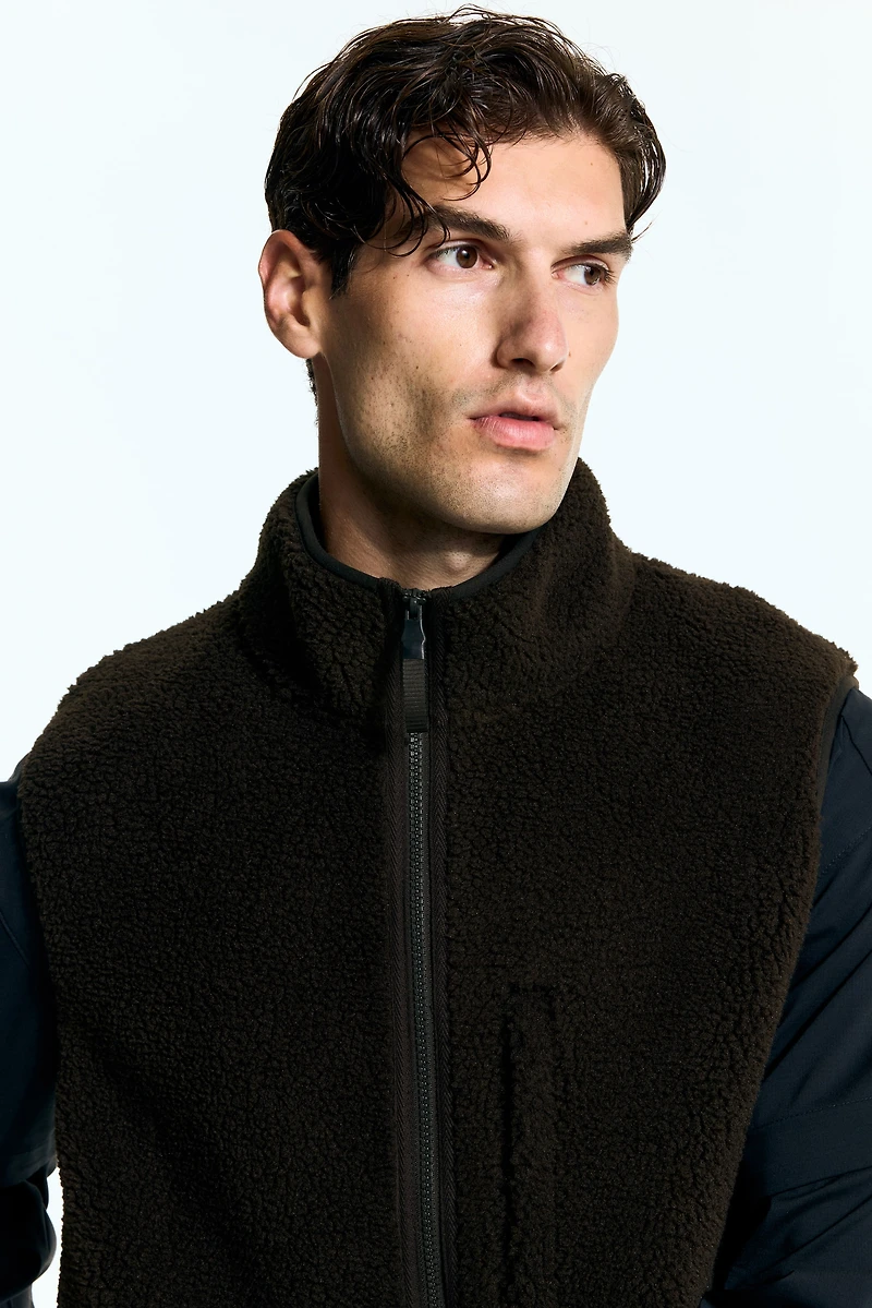 Veste sans manches classique en polar