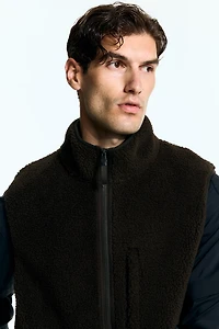 Veste sans manches classique en polar