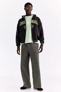 Veste imprimée grande taille avec capuche